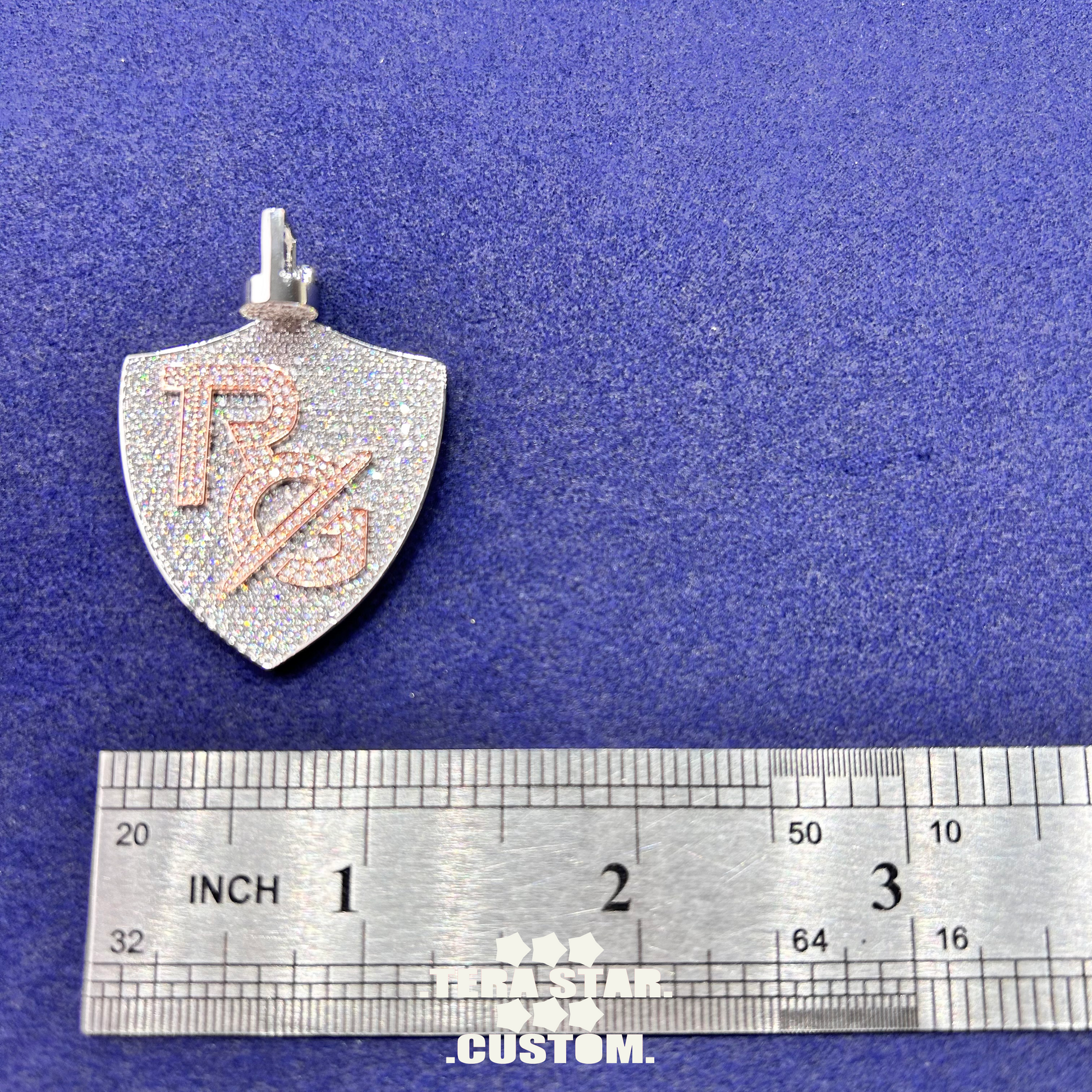 shield shape pendant