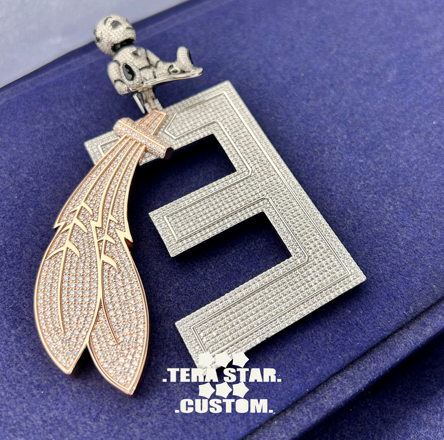 custom letter pendant